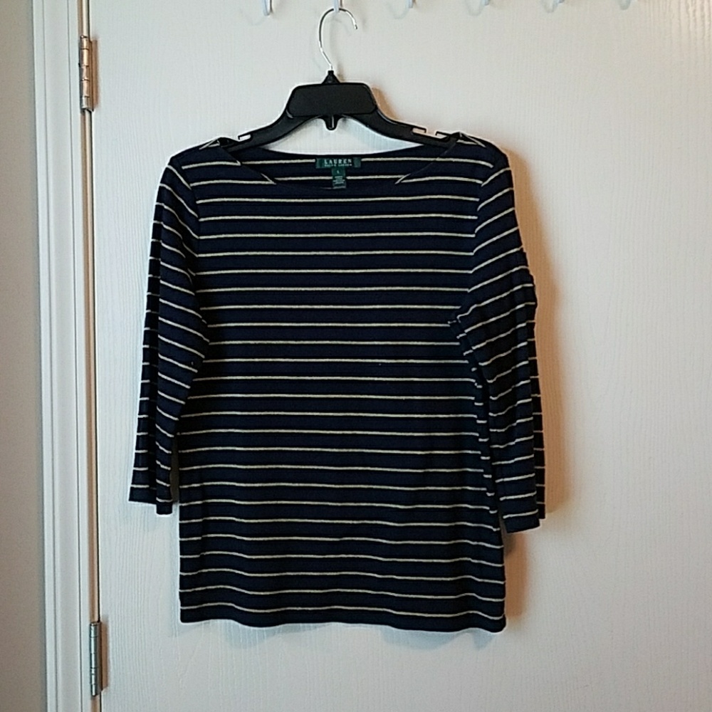 Ralph Lauren Black and gold boat top